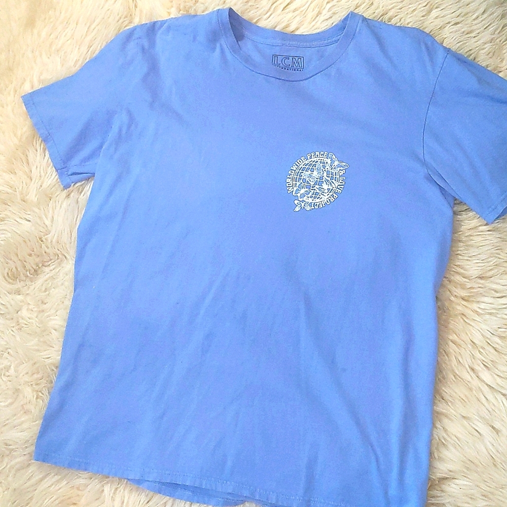 World wide peace love project united teeshirt.